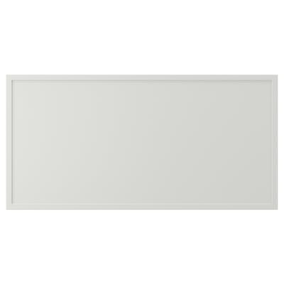 ASPUDDEN Frente de cajón, gris claro, 30x15 "