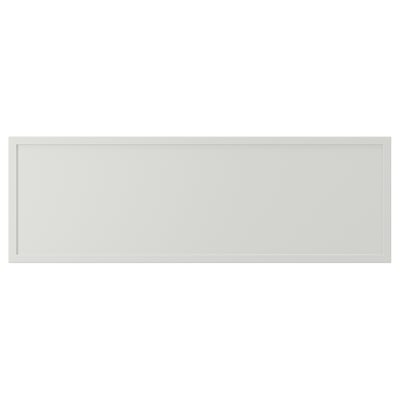 ASPUDDEN Frente de cajón, gris claro, 30x10 "