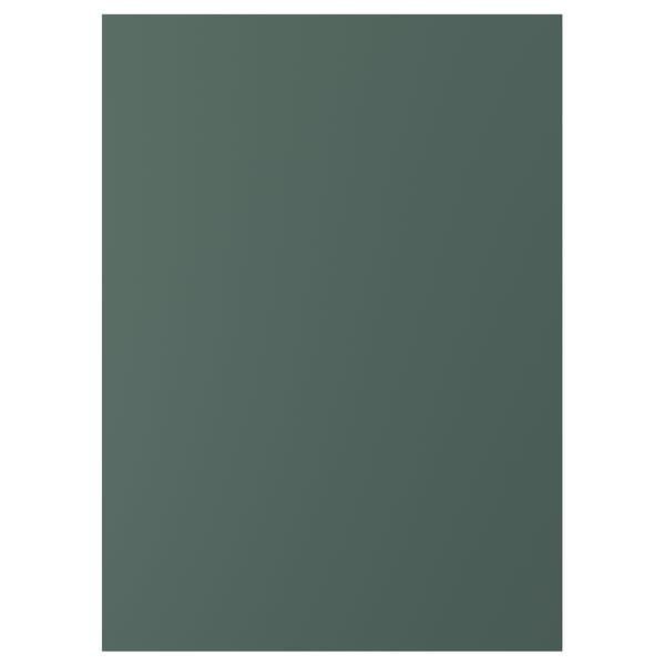 ASPUDDEN Panel lateral, gris verdoso oscuro, 26x36 "