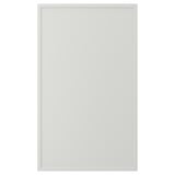 ASPUDDEN Puerta, gris claro, 18x30 "
