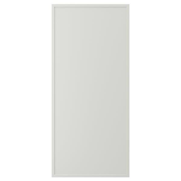 ASPUDDEN Puerta, gris claro, 18x40 "