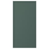 ASPUDDEN Puerta, gris verdoso oscuro, 15x30 "