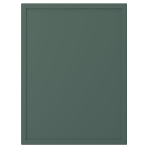 ASPUDDEN Puerta, gris verdoso oscuro, 15x20 "