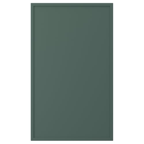 ASPUDDEN Puerta, gris verdoso oscuro, 18x30 "