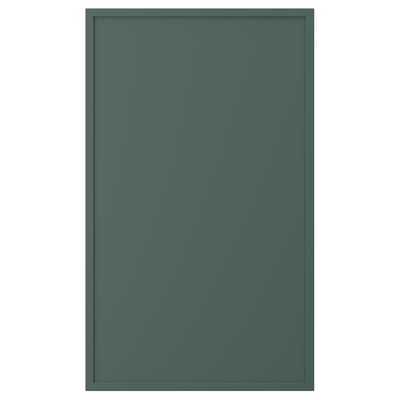 ASPUDDEN Puerta, gris verdoso oscuro, 18x30 "