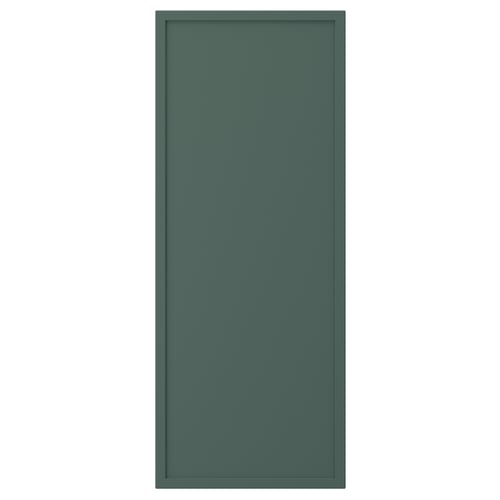 ASPUDDEN Puerta, gris verdoso oscuro, 12x30 "