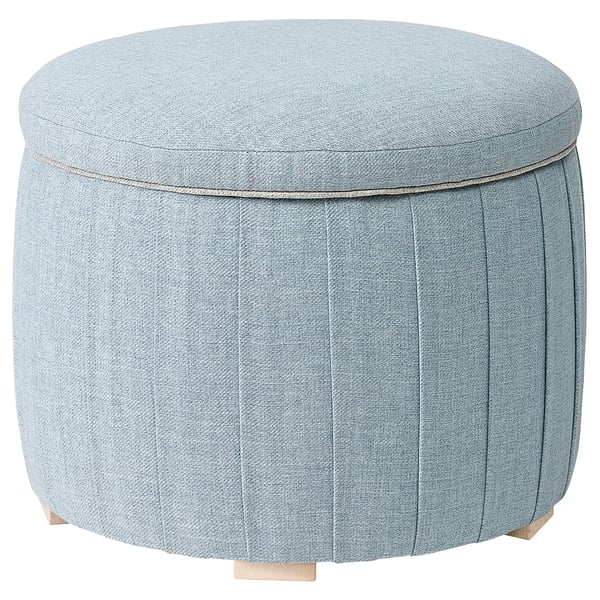 ÅTERLÖGA Reposapiés, +almacenamiento/Kilanda azul claro