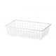AURDAL Canasta de alambre, blanco, 22 1/4 "
