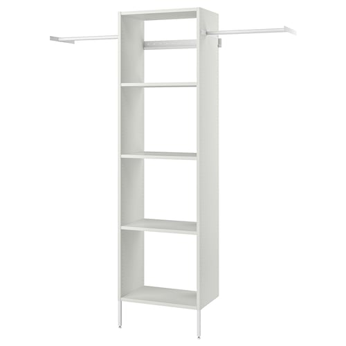 AURDAL Combinación de armario, blanco, 68 1/2-94 1/2x15 3/4x87 "