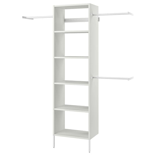 AURDAL Combinación de armario, blanco, 68 1/2-94 1/2x15 3/4x87 "