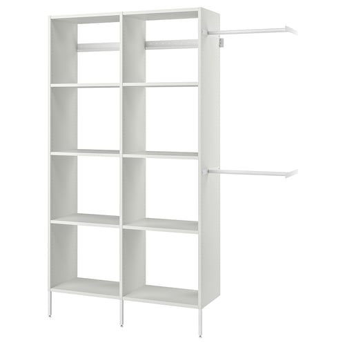 AURDAL Combinación de armario, blanco, 70 5/8-83 5/8x15 3/4x87 "