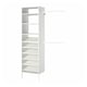 AURDAL Combinación de armario, blanco, 47 1/4-60 1/4x15 3/4x87 "
