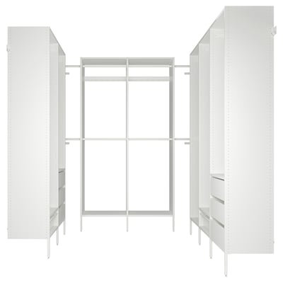 AURDAL Combinación de armario, blanco, 70 7/8-118 1/8x15 3/4x87 "