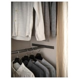 AURDAL Combinación de armario, gris oscuro, 68 1/2-94 1/2x15 3/4x87 "
