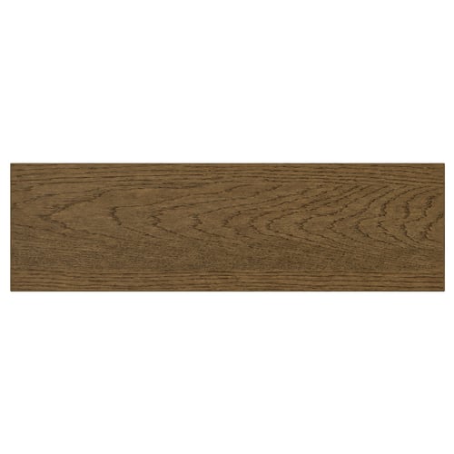AURDAL Frente de cajón, marrón chapa de roble teñida, 22x6 1/2 "