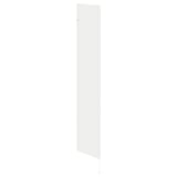 AURDAL Panel lateral con pata, blanco, 15 3/4x87 "
