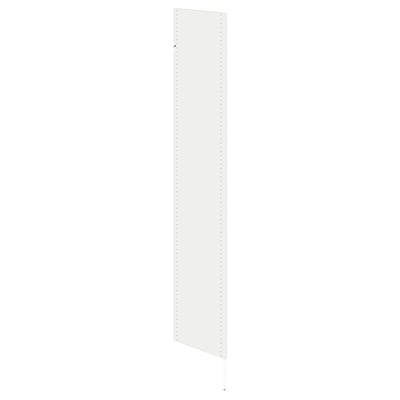 AURDAL Panel lateral con pata, blanco, 15 3/4x87 "