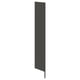 AURDAL Panel lateral con pata, gris oscuro, 15 3/4x87 "