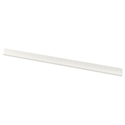 AURDAL Riel de montaje, blanco, 49 1/4 "