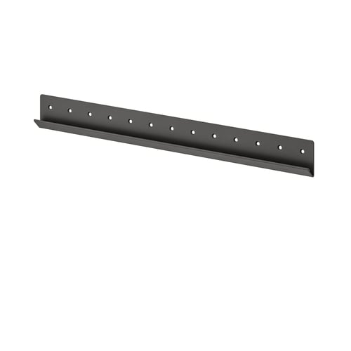AURDAL Riel de montaje, gris oscuro, 25 5/8 "
