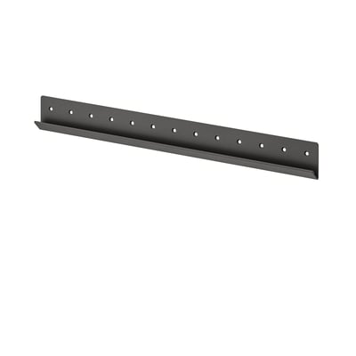 AURDAL Riel de montaje, gris oscuro, 25 5/8 "