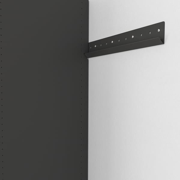 AURDAL Riel de montaje, gris oscuro, 25 5/8 "