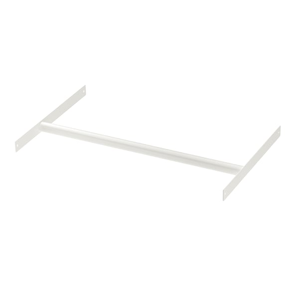 AURDAL Riel para ropa, blanco, 22 1/4 "