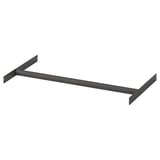 AURDAL Riel para ropa extensible, gris oscuro, 22 3/8-35 3/8 "