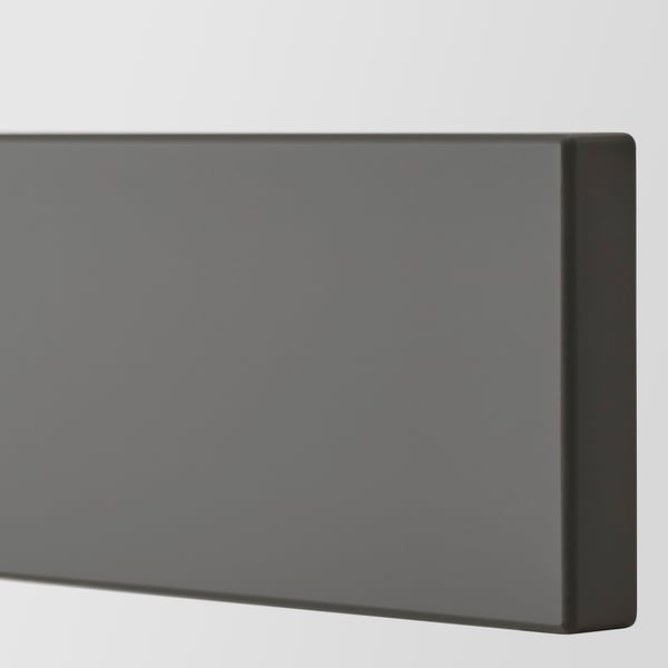 AXSTAD Frente de cajón, gris oscuro, 15x5 "