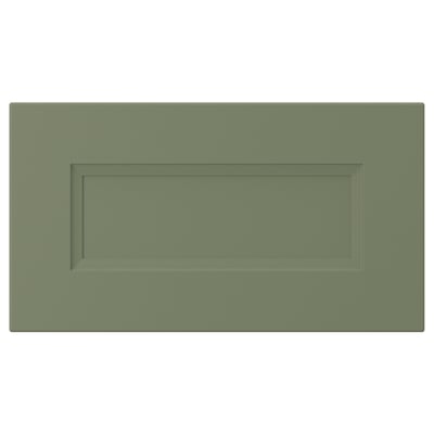 AXSTAD Frente de cajón, gris-verde, 18x10 "