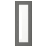 AXSTAD Puerta de vidrio, gris oscuro, 15x40 "