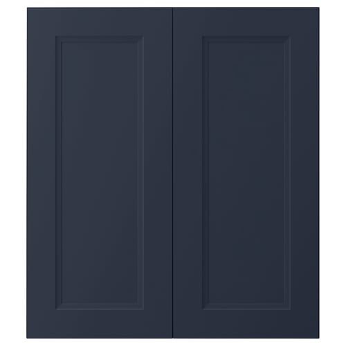 AXSTAD Puerta gabinete bajo esquina, 2pz, mate azul, 13x30 "