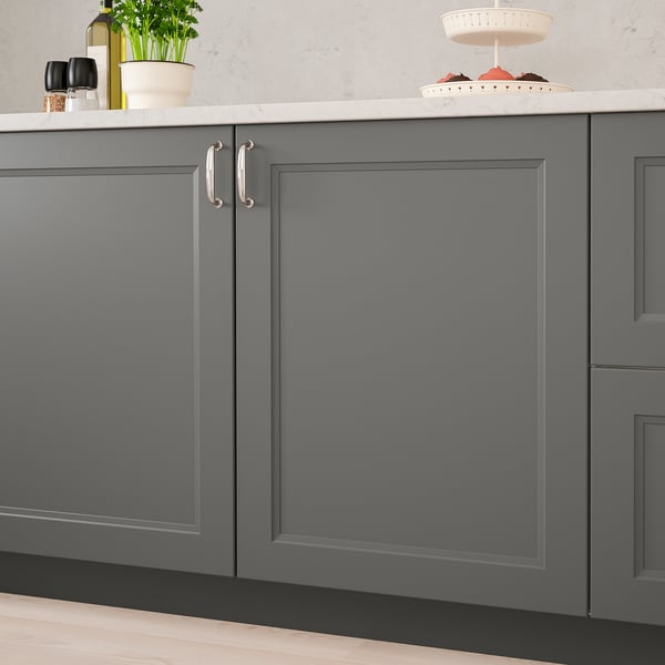 AXSTAD Puerta, gris oscuro, 12x40 "