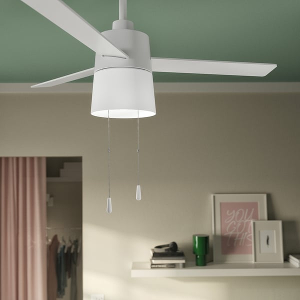 BACKLAG Abanico de techo+luz, blanco