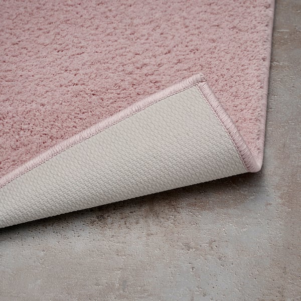 BACKMÅRA Alfombra de baño, rosado claro, 20x31 "