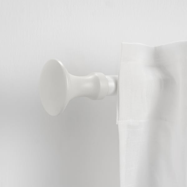 BÄCKRADULA Pomos de remate, 1 par, blanco