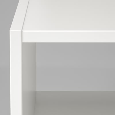 BAGGEBO Mueble para TV, blanco, 35 3/8x13 3/4x15 3/4 "