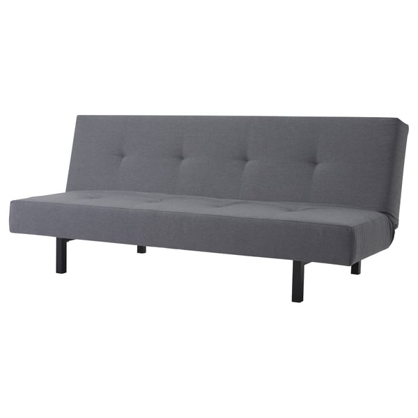 BALKARP Sofá cama de 2 plazas, Vissle gris
