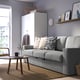 BÅRSLÖV Sofá cama, Tibbleby beige/gris