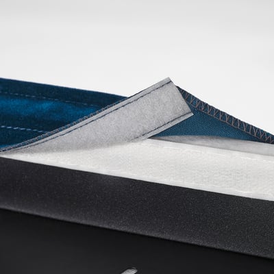 BERGMUND Funda para silla, Djuparp azul-verde