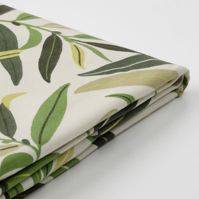 BERGMUND Funda para taburete de bar+respaldo, Fågelfors multicolor