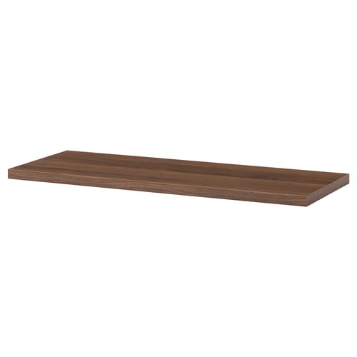 BERGSHULT Estante, efecto de nogal, 31 1/2x11 3/4 "
