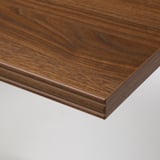 BERGSHULT / RAMSHULT Estante de pared, efecto de nogal/negro, 47 1/4x7 7/8 "
