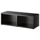 BESTÅ Armazón, negro-marrón, 47 1/4x15 3/4x15 "