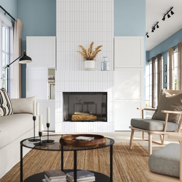 BESTÅ Combinación almacenamiento+puertas, blanco/Pipmakare blanco, 47 1/4x16 1/2x76 "