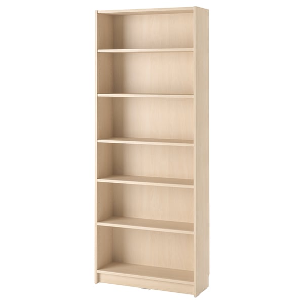 BILLY Librero, efecto de abedul, 31 1/2x11x79 1/2 "