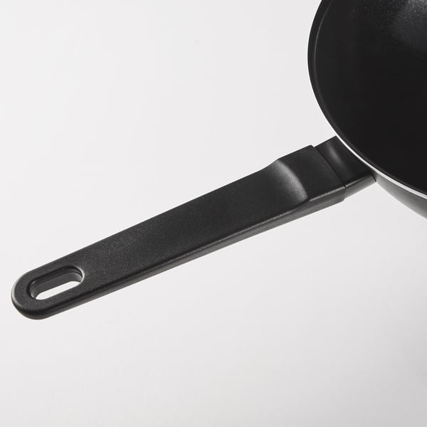 BLÅGYLTA Wok, recubrimiento antiadherente/negro, 11 "