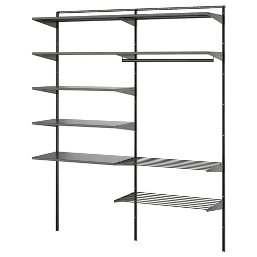 BOAXEL Combinación para la lavandería, antracita, 64 7/8x15 3/4x79 "