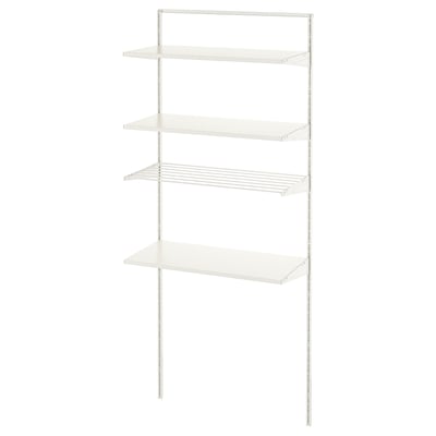 BOAXEL Combinación para la lavandería, blanco, 32 1/4x15 3/4x79 "