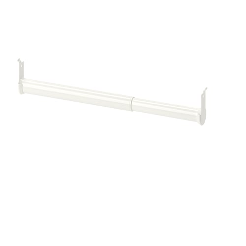 BOAXEL Riel para ropa ajustable, blanco, 7 7/8-11 3/4 "